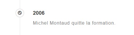 2006 - Michel Montaud quitte la formation OSB